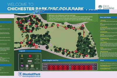 Recreation Activity Design Chichester Park Disc Golf Park Trappers Drive Woodvale