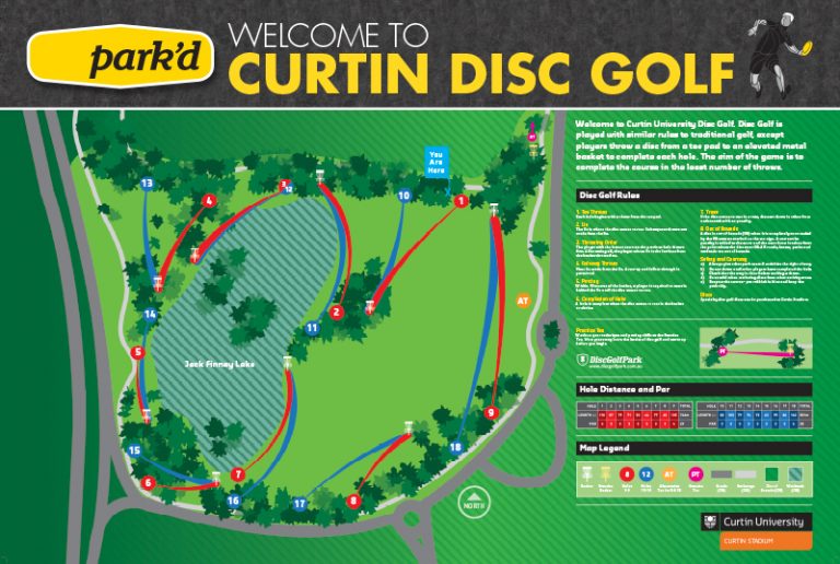 Curtin University Disc Golf Park RAD Creations