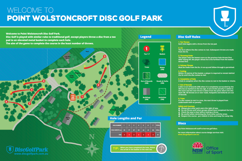 An image of Recreation Activity Design Wolstoncroft Disc Golf Park