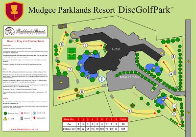 Recreation Activity Design Mudgee Parklands Resort Disc Golf Park