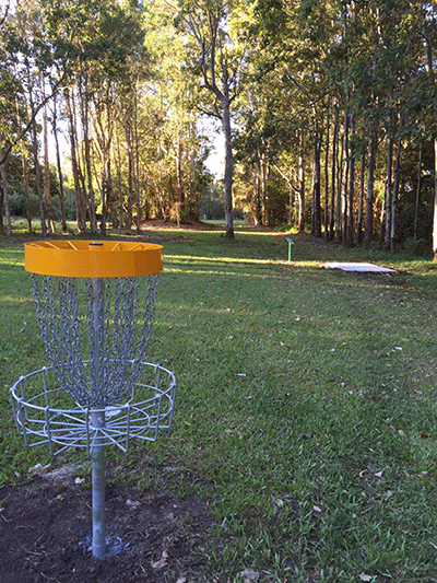 An image showing disc golf park