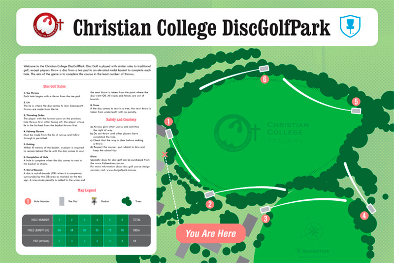 Disc Golf in Schools Christian College Leading The Way RAD Creations