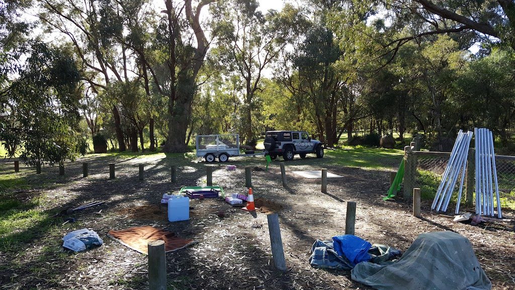 An image of disc golf park