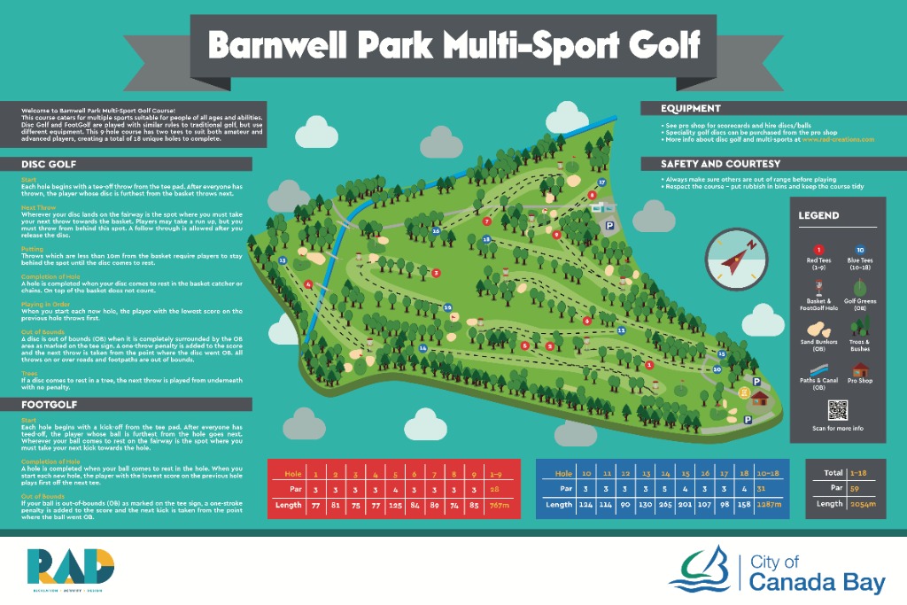 RAD Creations Barnwell Park Sydney Multi-Sport Golf