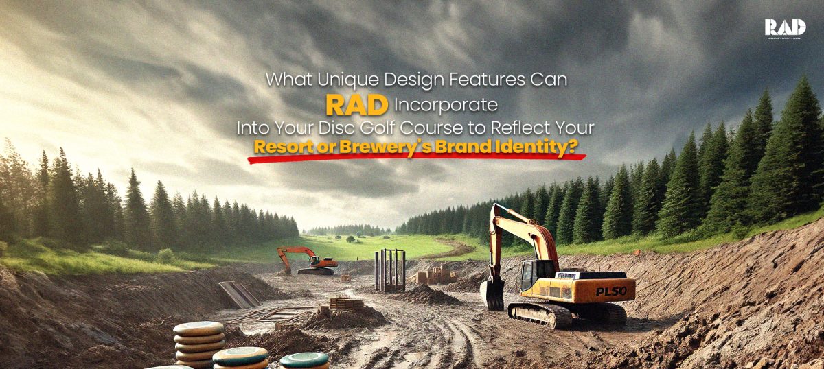 What Unique Design Features Can RAD Incorporate Into Your Disc Golf Course to Reflect Your Resort or Brewery's Brand Identity