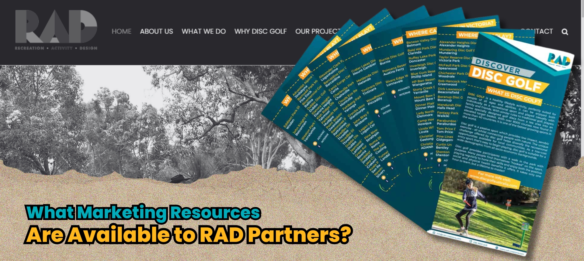 RAD Disc Golf Retail What Marketing Resources Are Available to RAD Partners 