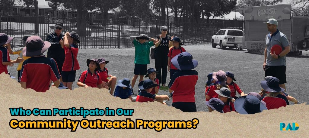 Who Can Participate in Our Community Outreach Programs