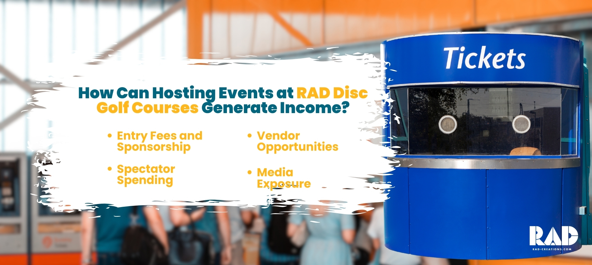 How Can Hosting Events at RAD Disc Golf Courses Generate Income