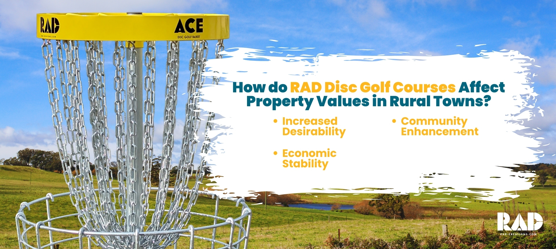 How Do RAD Disc Golf Courses Affect Property Values in Rural Towns