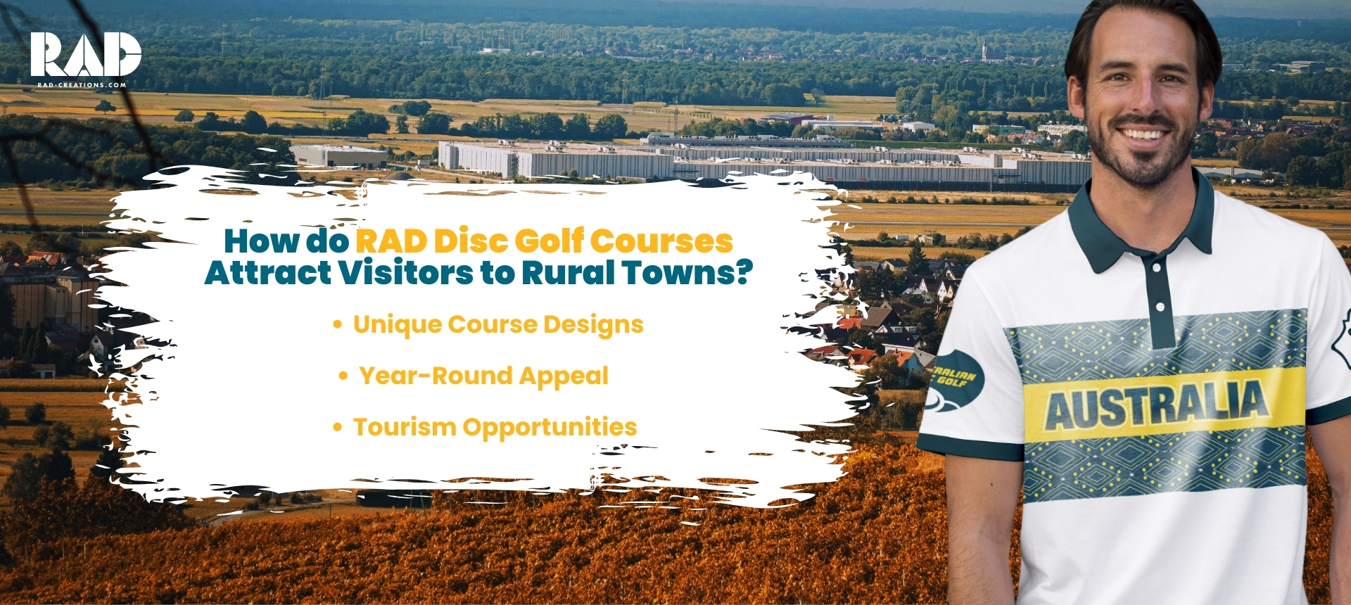 How Do RAD Disc Golf Courses Attract Visitors to Rural Towns