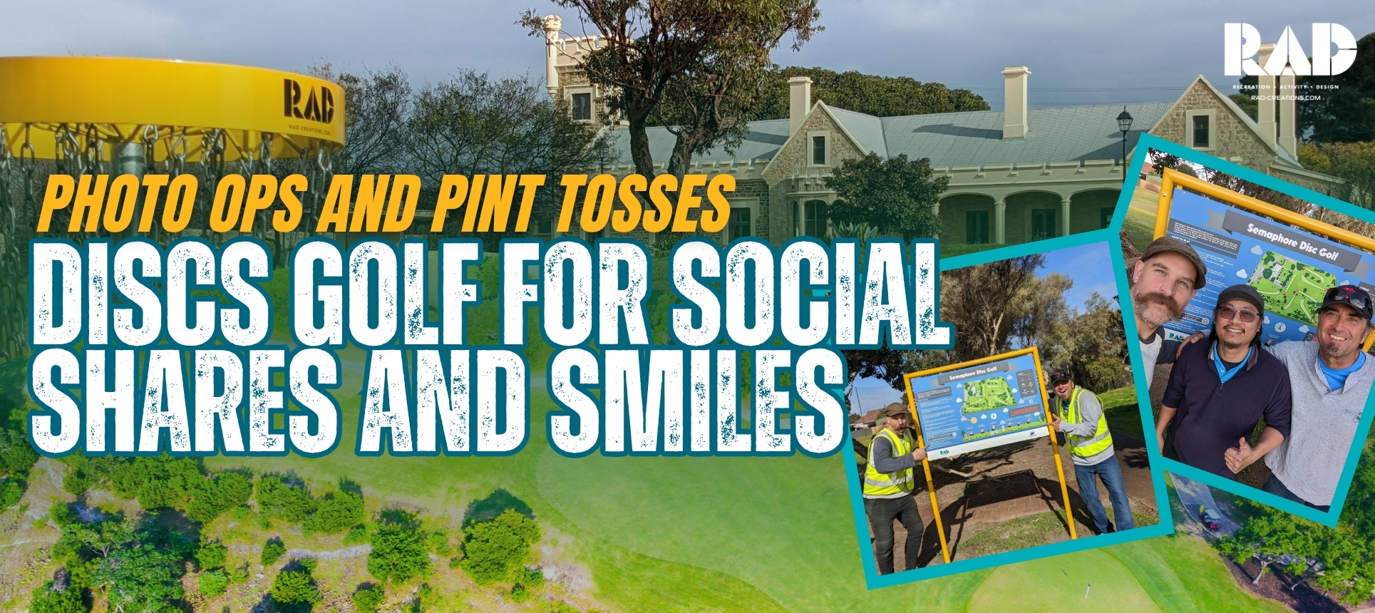 Photo Ops and Pint Tosses Disc Golf for Social Shares and Smiles