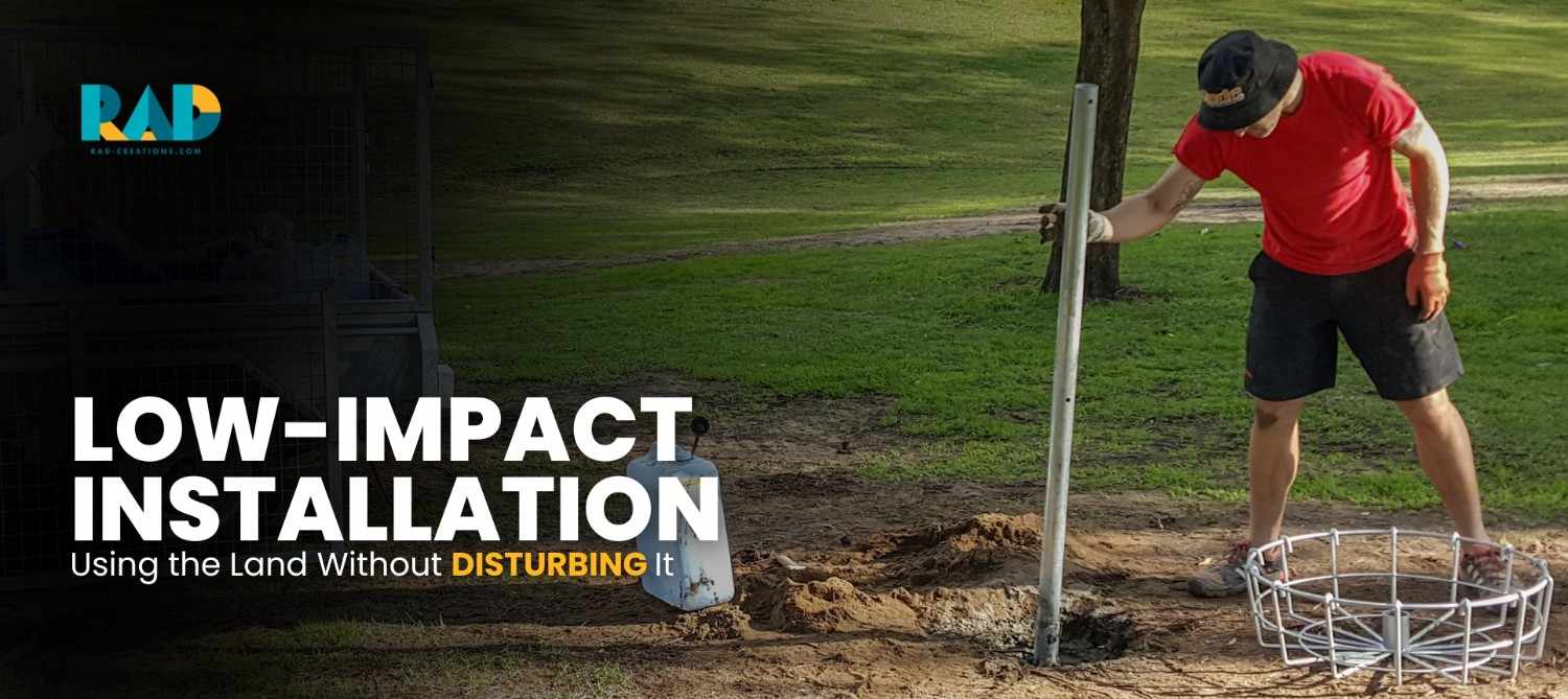 Eco-Friendly Disc Golf Courses- Low-ImpactInstallation_UsingtheLandWithoutDisturbingIt